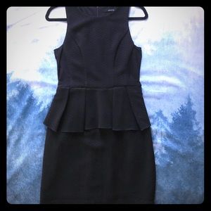 Ark&Co Peplum Knit Black Dress - Worn Once